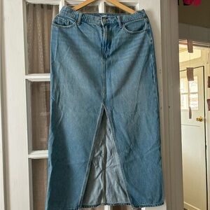 Old Navy Midi Denim Skirt